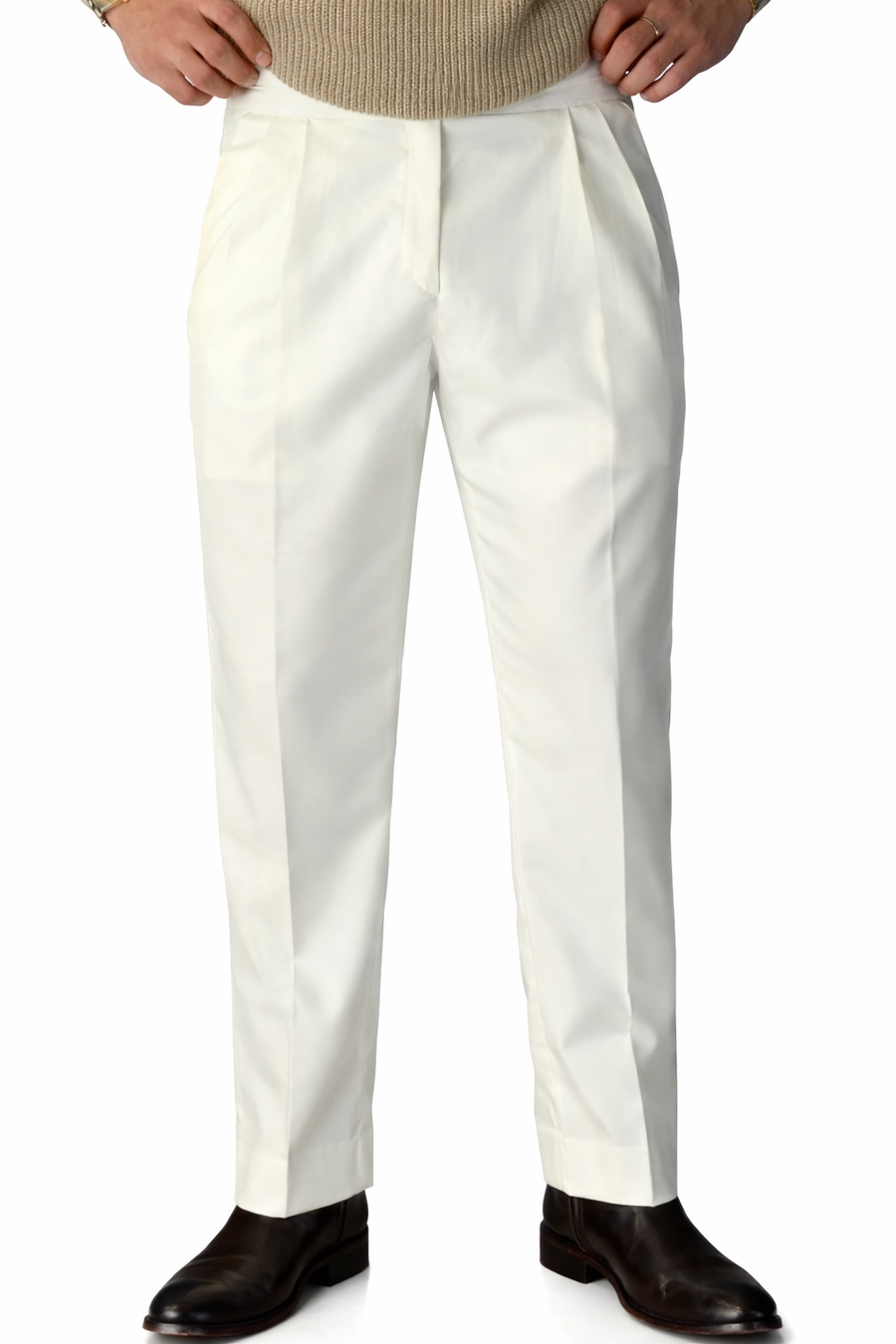 GURKHA PANT - WHITE